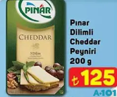 PINAR DİLİMLİ CHEDDAR PEYNİRİ 200 G